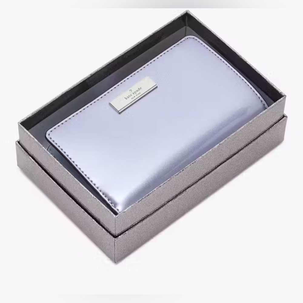 Kate Spade Purple Wallet Sleek Design